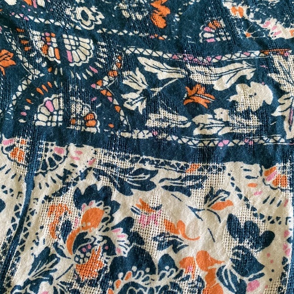 Maeve Anthropologie Gianna printed wrap top bohemian faux wrap floral print - Picture 12 of 16